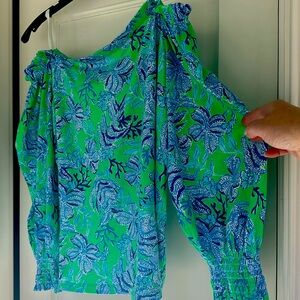 COPY - COPY - Lilly Pulitzer off the shoulder top